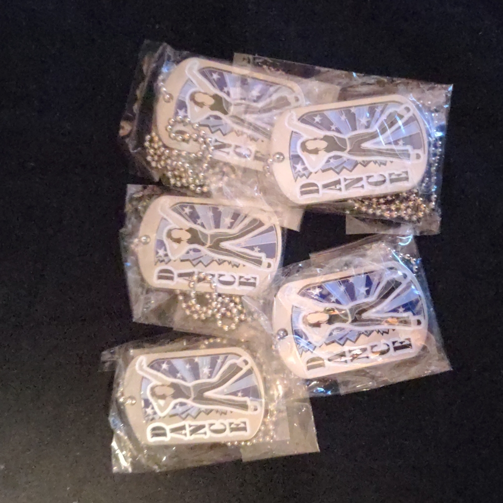 Bundle of 5 Crown Awards Dance Dog Tag Medals